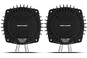 Douk Audio BS-1 Bass Shaker: 50W High Power Buttkicker - Tactile Transducer - Subwoofer Lows for Home Theater, Car Audio & Gaming Chair Vibration Immersion​ (1 Pair)