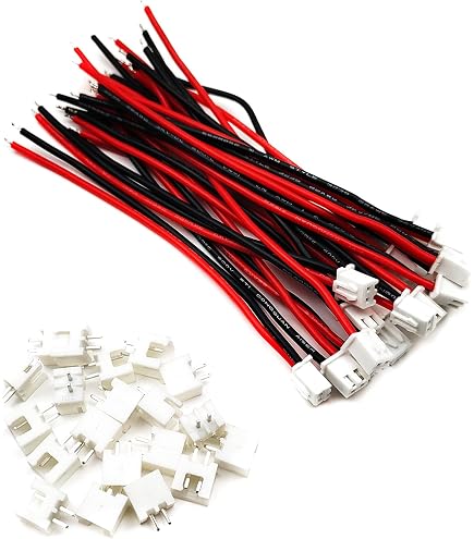 Lot De 10 Paires Connecteurs électriques JST 1,25mm 4 Broches – Micro Mâle/femelle, Câble 100mm 26 AWG, Pour RC, Robots, LED – ZSDZFYLLK