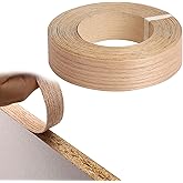 Kantenumleimer Eiche, 22mm X 8m Rolle Umleimer Eeiche, Kantenumleimer zum Aufbügeln, Echtholz Furnier, Kantenschutz