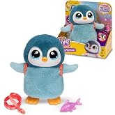 Little Live Pets My Walking Penguin - Waddles, Yumuşak ve Sevimli İnteraktif Oyuncak Penguen, 25+ Ses ve Tepki, Y&uuml;r&uuml;r, Dans E