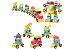 TOYABI Idee Regalo, 77PCS Dinosauri Giocattoli, Transformers Giocattoli Divertenti, Adatti 2 3 4 5 6 7 Anni Bambino E Bambina, Ideali Regali Di Natale