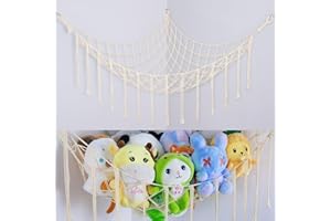 BeBeJoJo Kuscheltier Aufbewahrung Stofftier Netz Spielzeug Hängematte Plüschtier Organizer