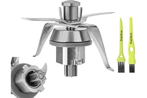 Italdos Groupe Couteaux Lame pour Vorwerk Thermomix Bimby TM21 TM 21 en Acier Inoxydable Mélangeur de Remplacement Robot Cuisine avec brosses