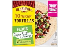 ‎OLD EL PASO Old El Paso Wrap Tortillas Mexikanische Wraps aus Weizen im Family Format, 580 g