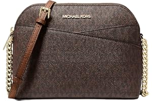 Michael Kors Jet Set Sac à bandoulière en cuir Taille M