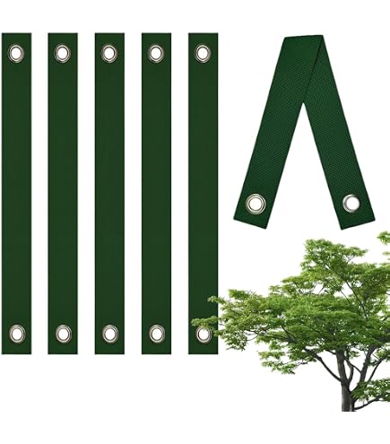 Fascette Per Alberi Da Giardino - 8 Pezzi Nero 30cm - Foto 8