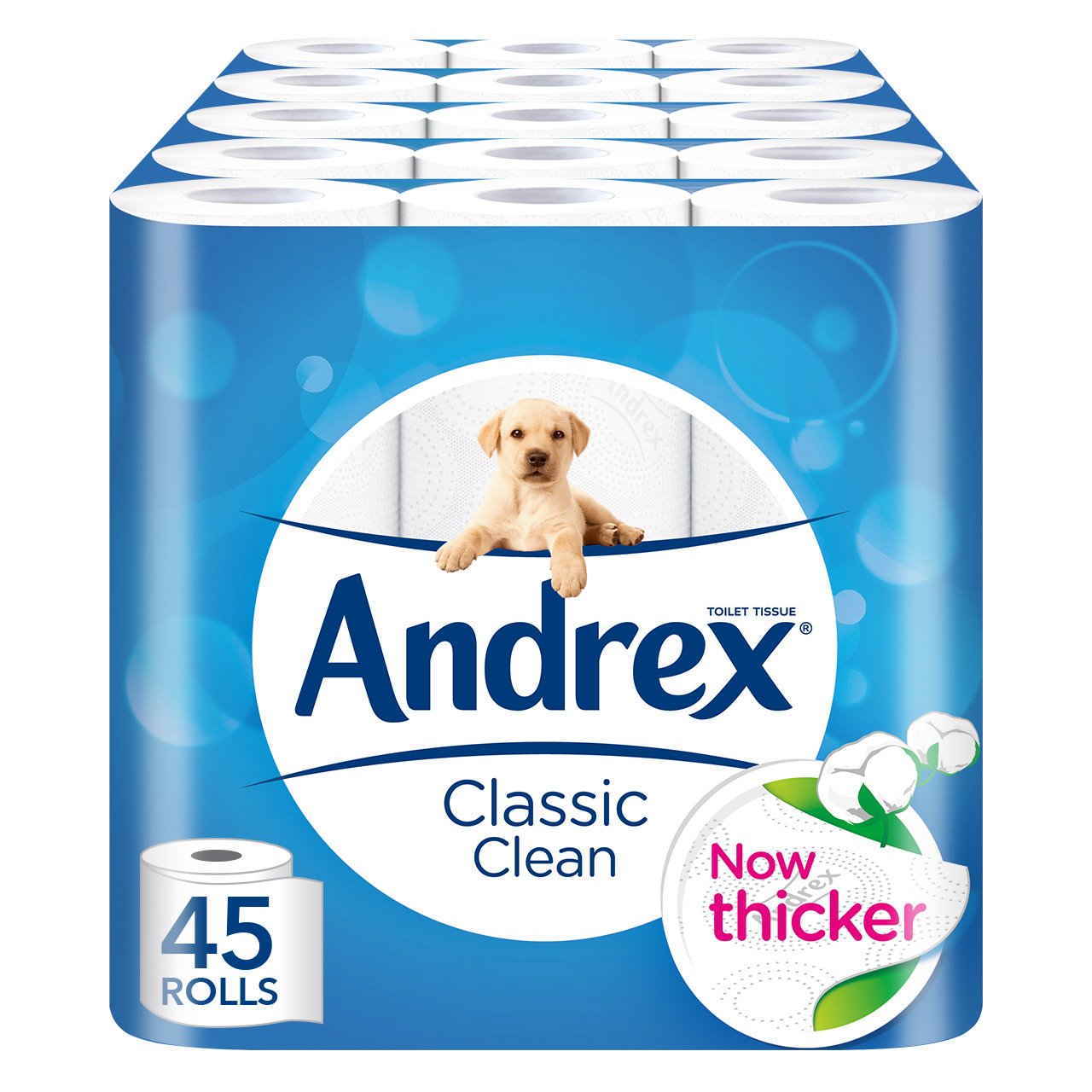 BULK BUY Andrex Classic Clean Toilet Roll Tissue Paper 45 Rolls Wholesale Pack 689224524143 eBay