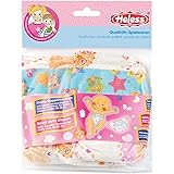 Heless 375 - Pannolini per Bambole, Dimensioni 28-35 cm, 3 Pezzi