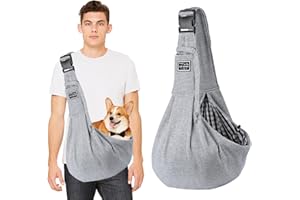 PETCUTE Mochila de Viaje para Perros Pequeños, Suave y Cómoda Bolsa para Mascotas Bolsa de Transporte con Correa Acolchada Ajustable y Bolsillo,Transportador de Mascotas para Viajes Al Aire Libre