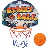 Simba 107406024 basketbol seti, kapı askılı, tahta 27 x 5 x 21 cm, fileli pota 15 cm, top 8,6 cm, 3 yaş ve &uuml;zeri