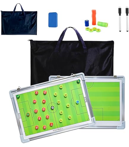 Lavagna Tattica Da Calcio Cawila 90x120 Cm - Magnetica, Con Pennarello, Magnetie Borsa - Foto 13