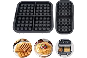 GIBOHOM Pack of 2 Waffle Inserts for Philips Airfryer Dual Basket 3000 Accessories Air Fryer, Reusable Silicone Multifunctional Silicone Pad, Dustproof and Easy to Clean
