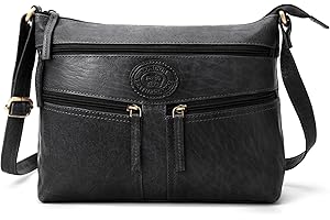 Woodland Leathers 100% Genuine Leather Women's Hobos & Shoulder Bags Designer Retro Vintage Style Slouch Bag And Multi Pocket Handbags For Women Cross-body Bags