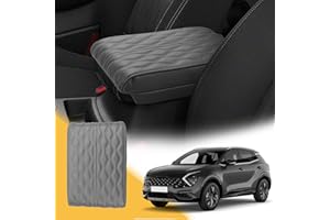 ZCLINKO Kia Sportage NQ5 Hybrid 2022 2023 UK Car Armrest Cover,Armrest Box Cover Center Console,Arm Rest Cover Pad Leather Cover Auto Accessories