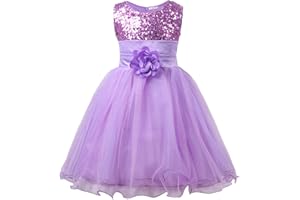 JerrisApparel Dziewczynka z cekinami w kwiaty, wesele, bankiet, impreza, sukienka dziecięca