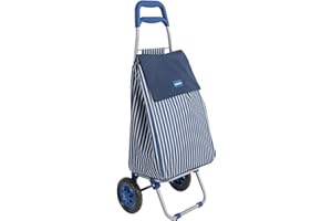 Sabichi Boucherie Shopping Trolley - 40l, Lightweight, Eco-Friendly, 2 Wheel Design with Thermal Insulation & Ergonomic Grip - Perfect for Everyday Use