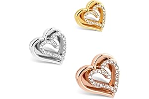 THIORA Charmband Charms | 'Diamantherz' Anhänger | Diamond Heart Charm | Mesh Armband Charm