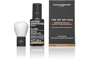 Amanda Harrington London The Jet Set Duo Natural Olive
