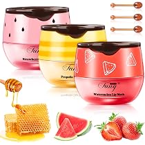 PLMMOUT Lippen-Schlafmaske – Feuchtigkeitsspendender Lippenbalsam über Nacht, Mit Kollagen & Ceramid, Gegen Trockenheit Und Fältchen, 20 G