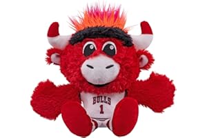 Bleacher Creatures Chicago Bulls Benny Mascot 8" Kuricha Sitting Plushees- Soft Chibi Inspired Mascot