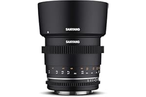 Samyang VDSLR 85 mm T1.5 MK2 Obiektyw kinowy z ręcznym ustawianiem ostrości do Sony FE