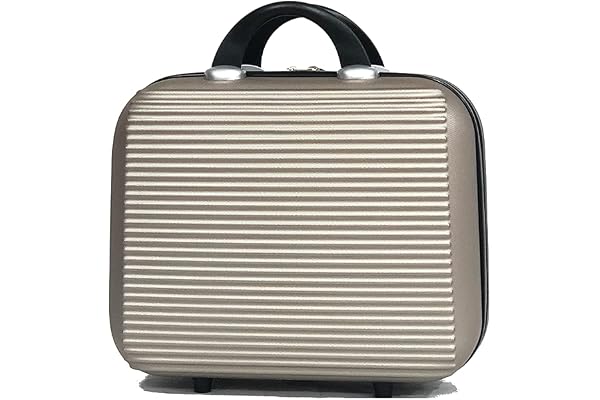 Abs Vanity accompagner Votre Valise (Champagne (5859), 17 Pouces)