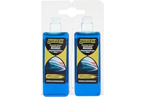 Bullock Car Care Lavavetro – Concentrato Pronto all’Uso per Vaschetta, fino a 6L di Liquido Tergicristalli, Sgrassante, Rimuove Insetti & Smog Senza Aloni, Ripristina Visibilità, 50+50ml