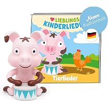 tonies Ascolto per Toniebox, Come Piccoli Animali Vanno a Dormire e Altre storie, ascolto con Canzoni per Bambini dai 3 Anni in su, Tempo di Gioco Circa 50 Minuti : tonies