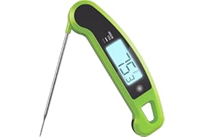 Lavatools PX1D Javelin PRO Duo Termómetro digital de lectura instantánea ultra rápido profesional para carne para parrilla y cocinar, sonda de 4.5 pulgadas, pantalla retroiluminada giratoria