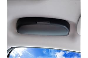 BIXUAN Compatible con Volvo XC90 XC60 V90 CC V60 - Soporte organizador de gafas multifunción para gafas de coche