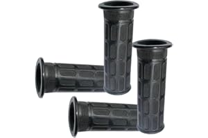 AGHOER 4 Pezzi Maniglie Universali per Carriola, Maniglie Universali per Carriola, per Adatto per Biciclette, Tricicli, Scooter, Moto