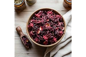 EL SAQUITO DE LA SALUD Flor de Jamaica, 1 kg Hibisco Premium calidad extra en estado natural para infusion fria de té detox, Hibiscus que ayuda a la dieta de manera segura, eficaz y natural (1000g)