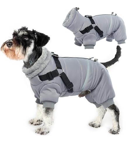 SELMAI Sneeuwpak voor Kleine Honden Fleece Gevoerde Sterren Riem Hooded Jumpsuit Vier Benen Broek Winterjassen Puppy Doggie Chihuahua Kleding Kleding Outfits Roze XL