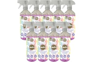 Fabulosa Antibacterial Disinfectant Spray, All Purpose Multi Surface Cleaner, 500ml, 9 pack, Unicorn Dust
