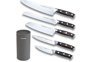 3 Claveles Set di 5 coltelli da cucina professionali