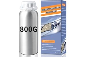 ELF-GRETTER Líquido de Restaurador de Faros Coche, Kit Pulir Faros Coche