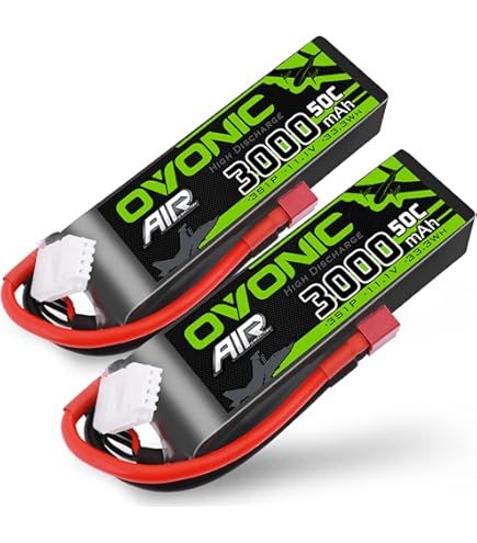 7.4V 3000mAh 2S Lipo batteria 35C EC3 spina con cavo di ricarica