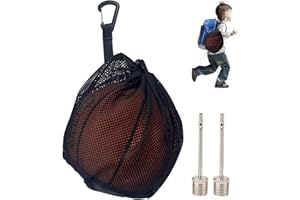 DELAIHUIL Balltasche,Ballnetz 1 Ball,Basketball Tasche,Basketball Netz,Ball Aufbewahrung Basketball Rucksack,Ballnetz 1 Ball Basketball Tasche,Rucksack Tragbare Ballnetz,Basketball Netztasche