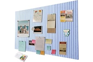 EUBSWA Tablón de anuncios grande autoadhesivo de 40 x 60 cm, tablero de corcho autoadhesivo, decorativo de fieltro, pizarra de fotos plegable, pizarra de visión para oficina, hogar y habitación infantil