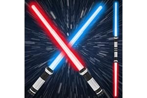 Kimimara Lightsaber Kids - LED Light Up Saber with Sound Retractable 7 Colors Light Saber Sword - Gift for Boys Kids Teenagers Party Favors - 2 Pack Christmas Stocking Filler Gift