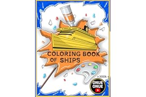 The Best Ship Coloring Book: Color the ship of gold, silver, diamond, and animal ships for children and teenagers (3-14)