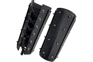 1 Paar Mittelalterliche Armschützer,Wikinger Stulpe aus Kunstleder,Vintage Ritter Armschützer,Renaissance Rüstung,LARP Lederarmband