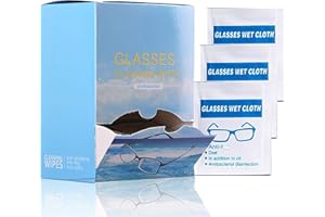JRANCC Salviette per Occhiali 100 pezzi Salviette Pulizia Lenti per Telefoni Schermi Tablet Fotocamere Elettronica Obiettivi Fotografici Ottica