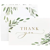 FRUITPRINTS Lot De 20 Cartes De Remerciement Et Enveloppes Cartes Pliantes D 773080