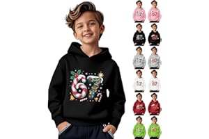 GENERIC 67 Christmas Jumper Kids Hoodie Six Seven 6 7 Meme Shirt Long Sleeve Pullover Sweatshirt Fashion Xmas Hoodies For Boys Girls