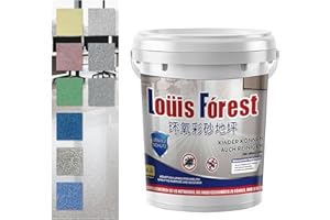 GENERIC Revestimiento epoxi de alto brillo con efecto mármol, pintura epoxi para pisos, pintura epoxi impermeable de secado rápido, pintura epoxi a base de agua, pintura antideslizante para suelos de garaje,