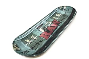 SMOKERS STORE RAW LARGE METAL SKATE DECK TRAY - GRAFFITI ROLLING TRAY - Skate Board 42cm