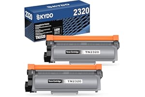 SKYDO TN2320 Toner Compatible Brother TN-2320 TN-2310 Cartuchos de tóner para Brother HL-L2340DW HL-L2300D MFC-L2700DW DCP-L2520DW MFC-L2740DW MFC-L2720DW DCP-L2540DN (2 Negro)