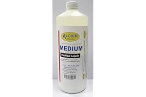 ALCIUMPECHE Bouteille de Plastique Liquide 1L – Medium Moyen