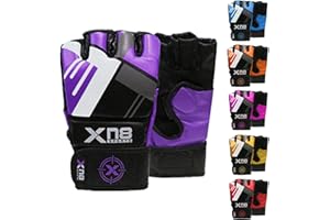 XN8 SPORTS XN8 Boxing MMA Gloves Grappling-Martial Arts-Sparring-Punching Bag-Cage Fighting-Mote Leather Mitts-Combat Training